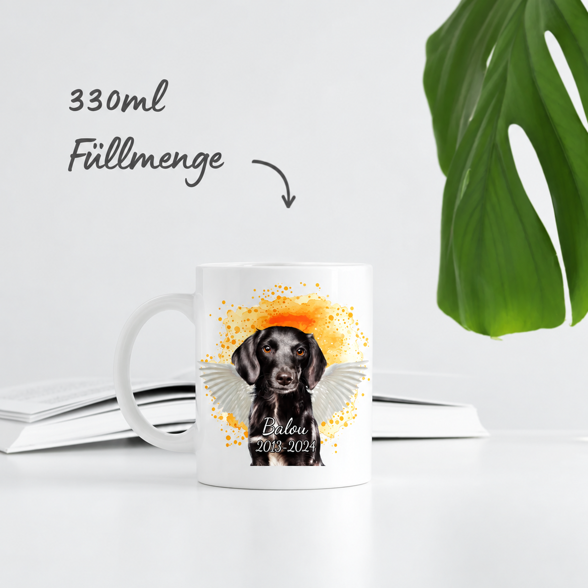 Personalisierte Tasse - Haustierportrait