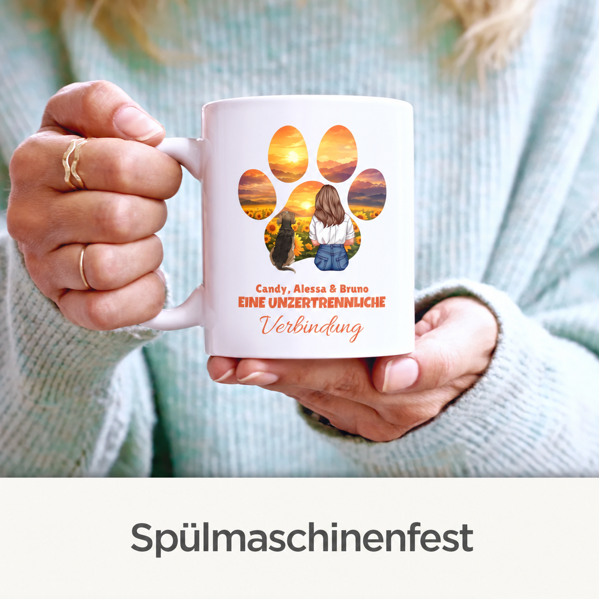 Personalisierte Tasse - Unzertrennliche Verbindung