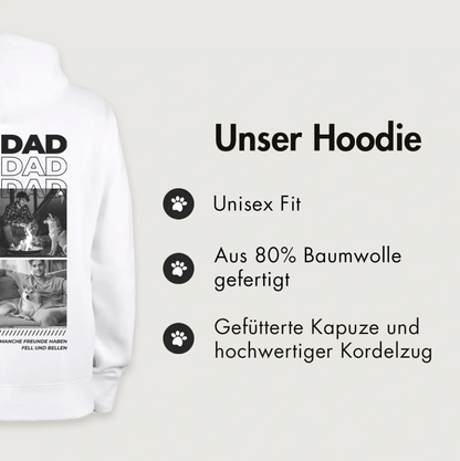 Personalisierter Hoodie - Dog Dad