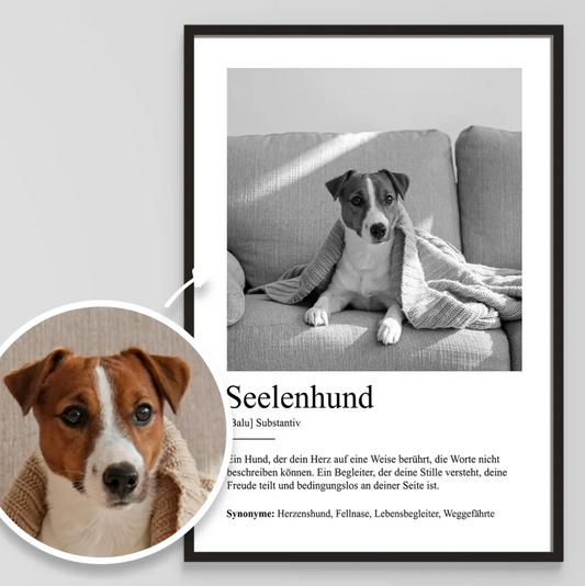 Personalisiertes Poster - Definition Seelentier