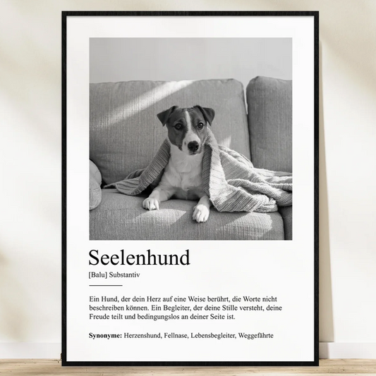 Personalisiertes Poster - Definition Seelentier