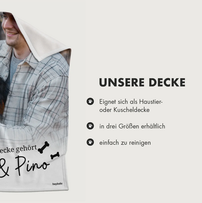 Personalisierte Haustierdecke - Lieblingsdecke